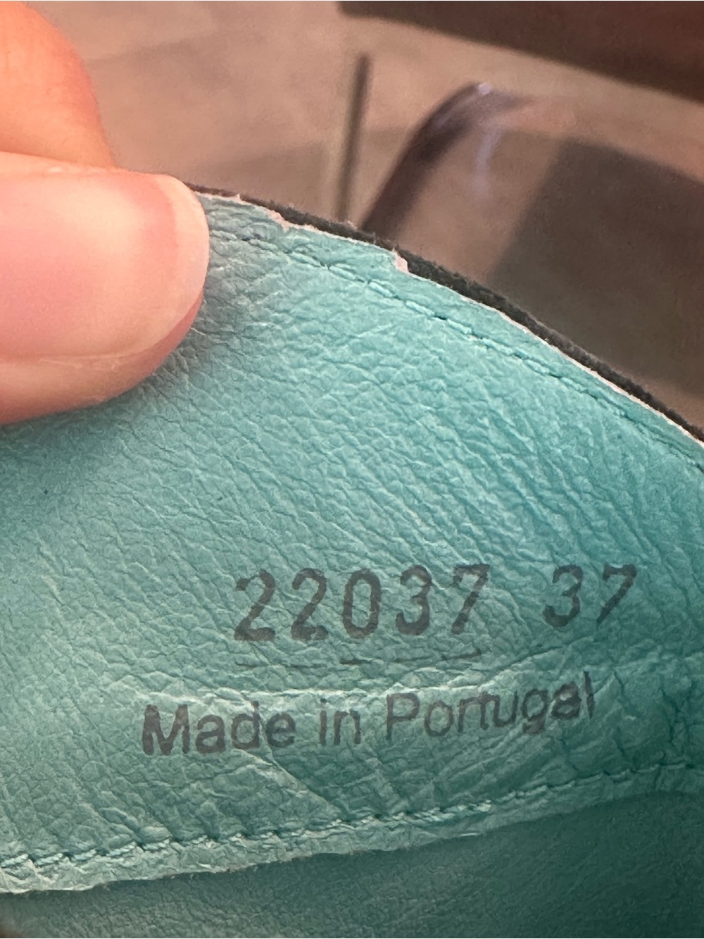 ESC Teal Leather Cowboy Boots Womens 37 - Picture 4 of 8
